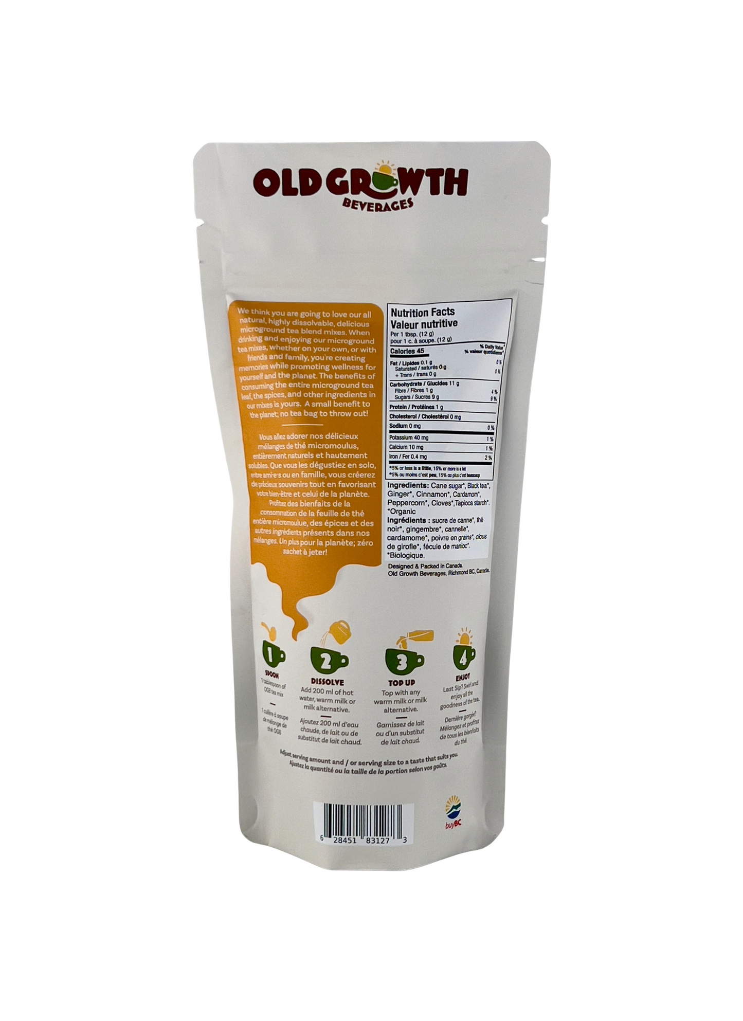 Chai Tea Powder - Spiced Chai Mix - Microground Chai Tea Mix