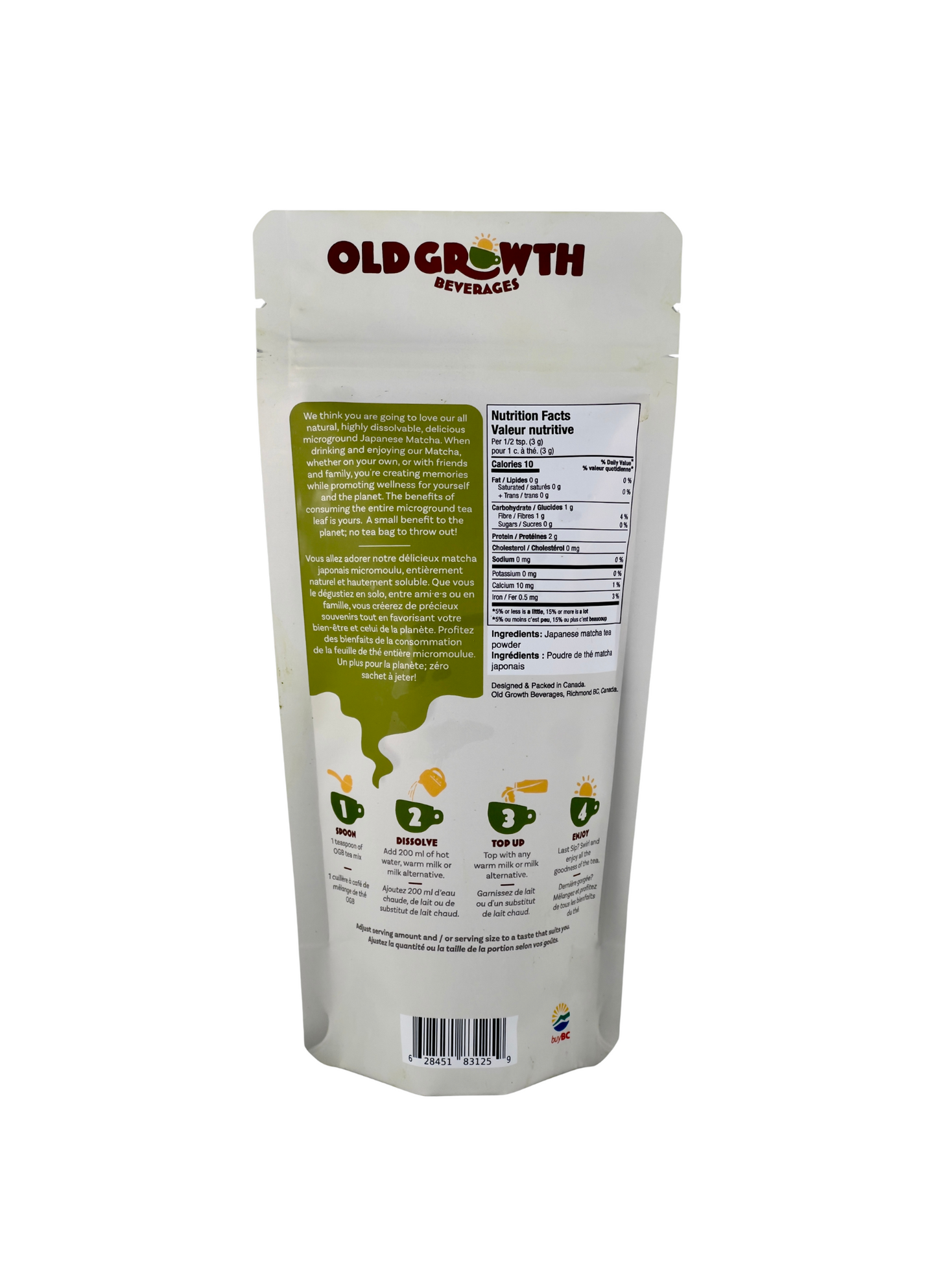 Organic Japanese Matcha Powder - Pure Matcha Tea Mix