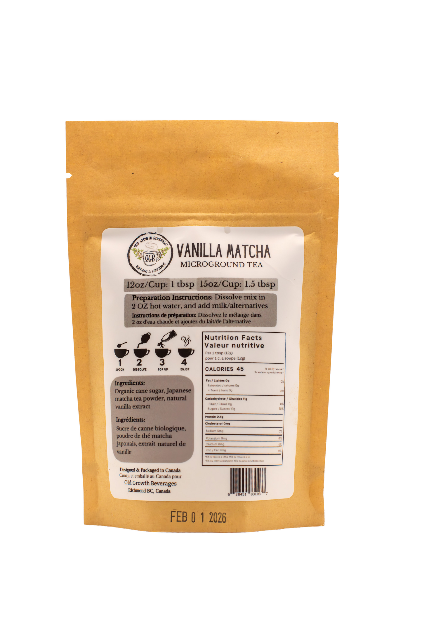 Vanilla Matcha - Microground Tea