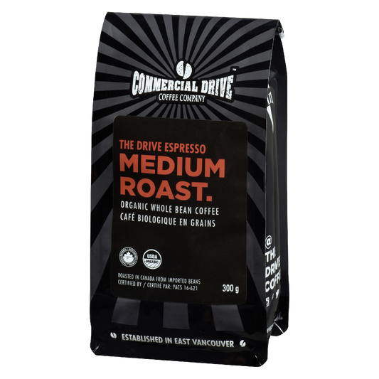 The Drive Coffee - The Drive Espresso: Medium Roast - Organic Whole Bean Coffee