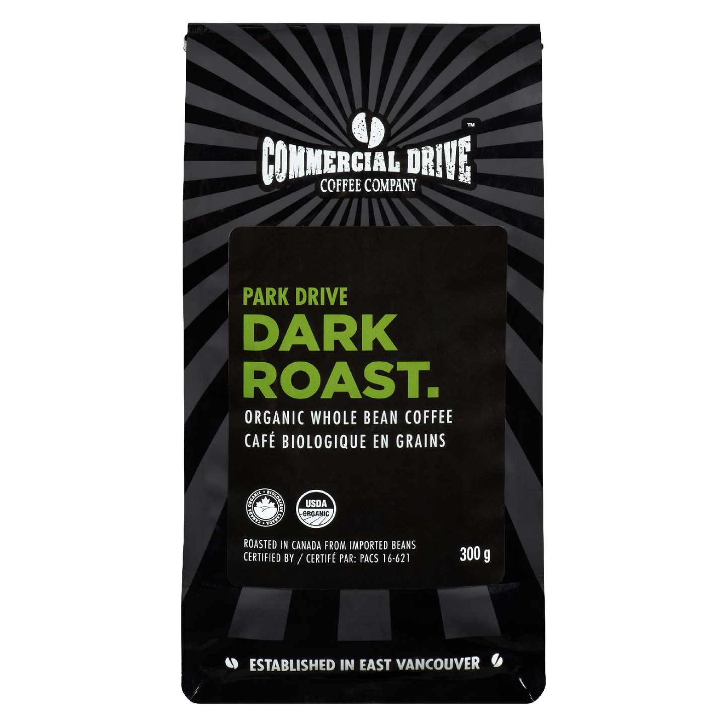 The Drive Coffee - Park Drive: Dark Roast - Organic Whole Bean Coffee