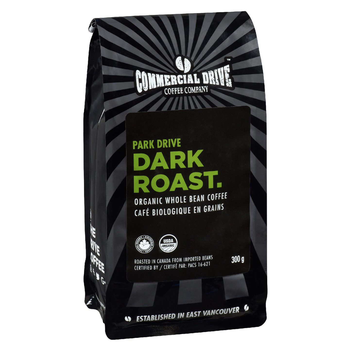 The Drive Coffee - Park Drive: Dark Roast - Organic Whole Bean Coffee
