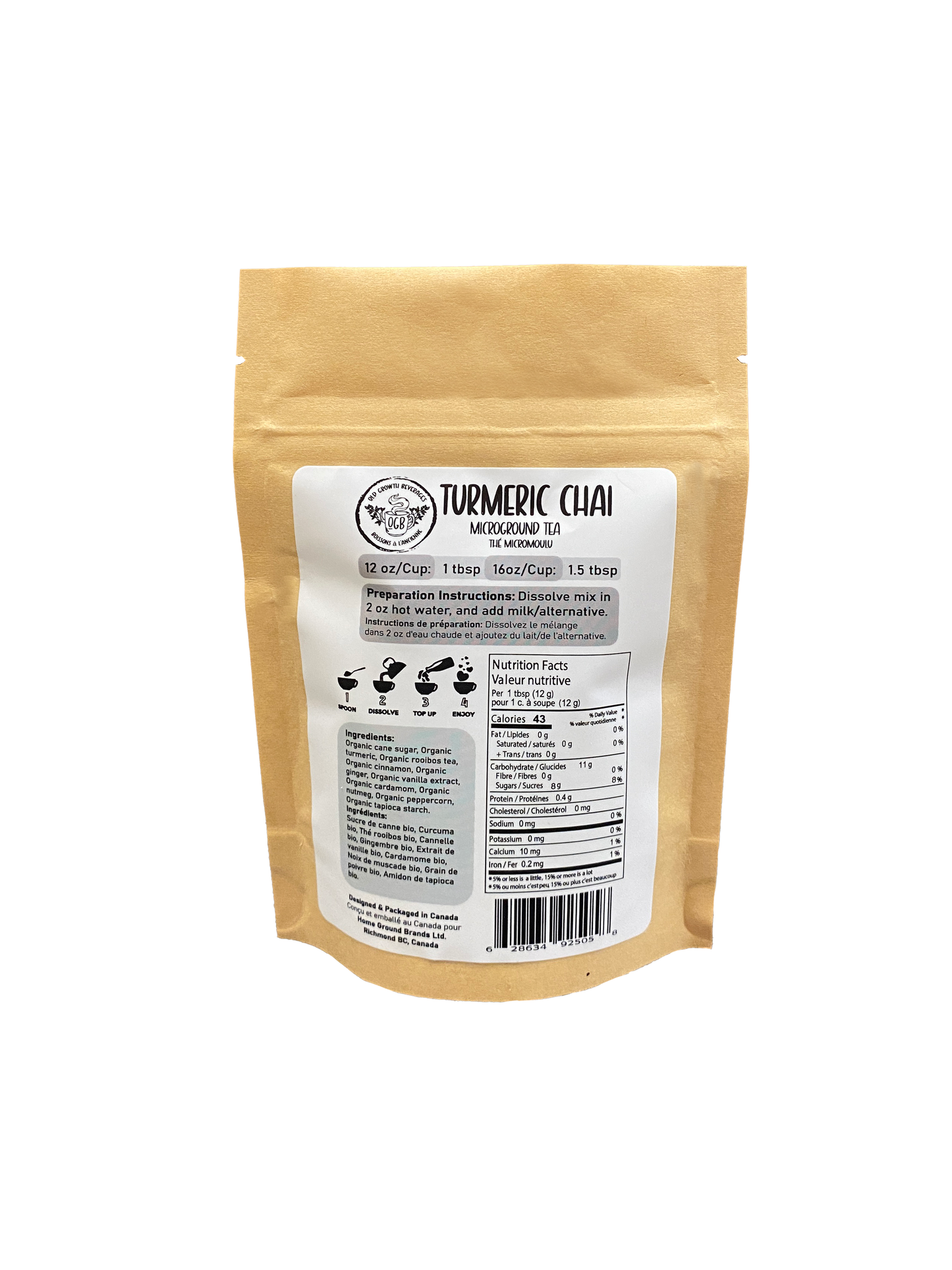 Decaf Rooibos Chai - Microground Tea Mix