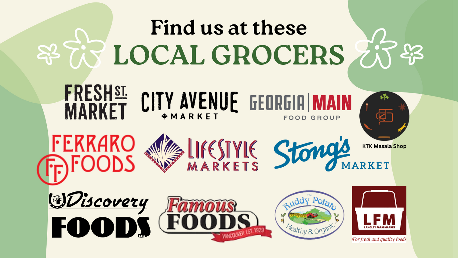 Local Grocery stores in BC