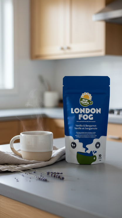 London Fog Tea Mix - Earl Grey Vanilla Tea Powder - Microground Tea