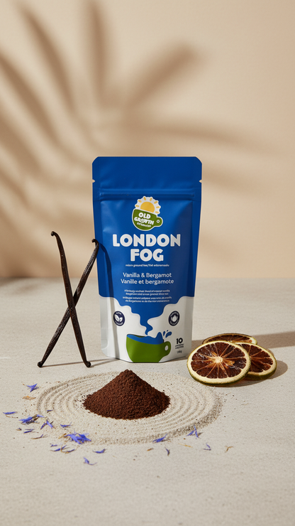 London Fog Tea Mix - Earl Grey Vanilla Tea Powder - Microground Tea