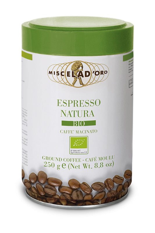 Miscela D'Oro - Espresso Natura - Organic Ground Coffee
