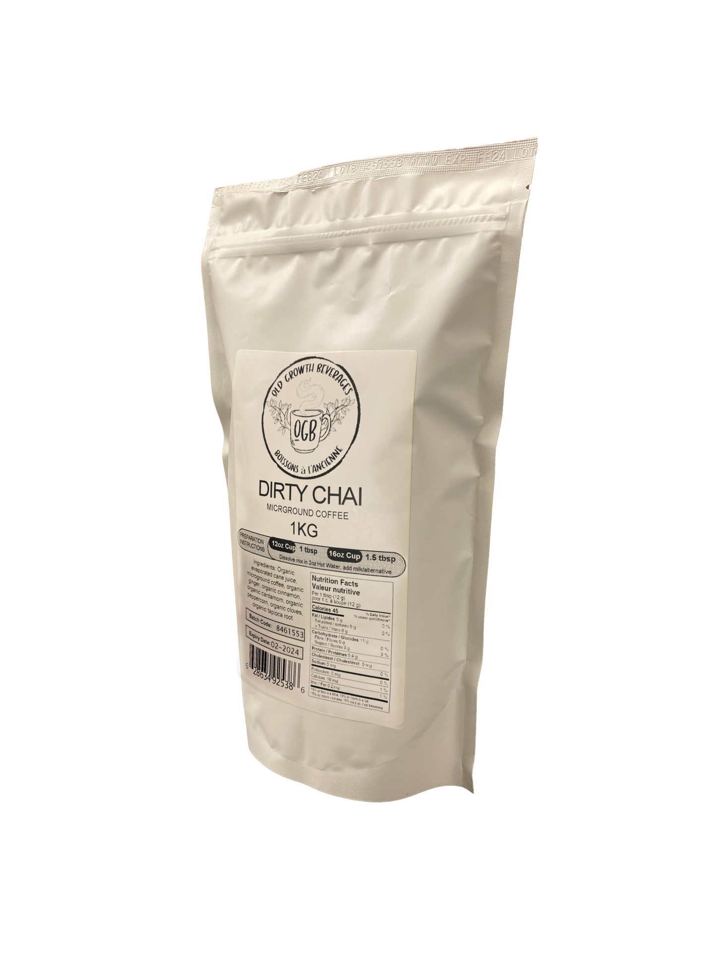 Food Service Size OGB Dirty Chai 1 kg